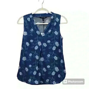 New 41 Hawthorn Breyson Floral Pleated Sleeveless Top | New